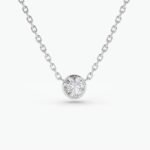925 Silver Diamond Solitaire Necklace - Image 6