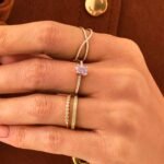 925 Silver Diamond Triangle Band Ring - Image 5