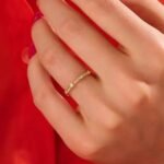 925 Silver Diamond Twined Stacking Ring - Image 2