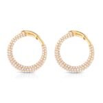 925 Silver Dome Swirl Earrings