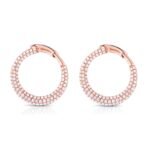 925 Silver Dome Swirl Earrings - Image 2