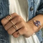 925 Silver Double Row Pave Ring - Image 2