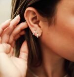 925 Silver Double Huggies - Image 3