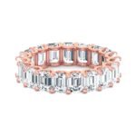 925 Silver Diamond Eternity Band - Image 4