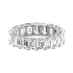 925 Silver Diamond Eternity Band - Image 3