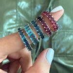 925 Silver Emerald Cut London Blue Topaz Eternity Band - Image 4