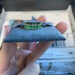 925 Silver Emerald Eternity Ring - Image 3