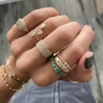 925 Silver Emerald Eternity Ring - Image 6