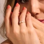 Swarish Garnet Solitaire Silver Ring | Emerald Cut Engagement Ring | Accented Promise Ring Women | Unique Red Gemstone Solo Ring - Image 5