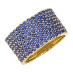 925 Silver Gemstone Cigar Ring