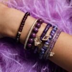 925 Silver Amethyst Tennis Bangle - Image 2