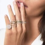 925 Silver Diamond Disc Ring - Image 2