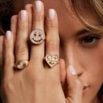 925 Silver Diamond Heart Tricon Signet Ring - Image 2