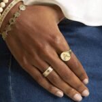 925 Silver Diamond Icon Ring Band - Image 2