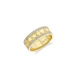 925 Silver Diamond Icon Ring Band - Image 4