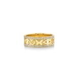925 Silver Diamond Icon Ring Band - Image 3