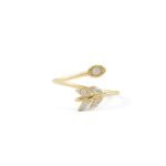 925 Silver Diamond Marquise Eye Arrow Ring - Image 2