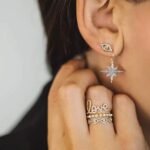 925 Silver Diamond Mini Pyramid Eternity Ring - Image 2