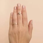 925 Silver Diamond Moroccan Flower Eternity Ring - Image 3