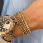 925 Silver Graduated Diamond Tennis Bracelet - Image 4