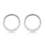 925 Silver Half Dome Earrings - Image 2