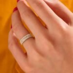 925 Silver Half Eternity Marriage Ring - Image 2