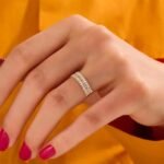 925 Silver Half Eternity Marriage Ring