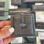 925 Silver Half Gemstone Half Enamel Wrap Ring - Image 6