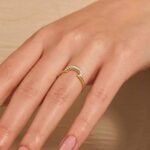 925 Silver Half Square Stacking Ring - Image 3