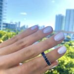 925 Silver Two Gemstone Eternity Band - Image 4