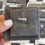 925 Silver Half/Half Graduated Diamond Wrap Ring - Image 7