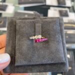 925 Silver Half/Half Graduated Diamond Wrap Ring - Image 6