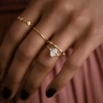 925 Silver Oval Cut Diamond Solitaire Engagement Ring - Image 2