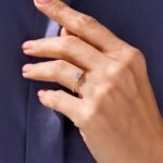 925 Silver Lavender Sapphire Band Ring - Image 3