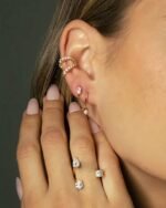 925 Silver Lily Huggies - Image 6