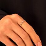 925 Silver Link Band Pave Diamond Ring - Image 4