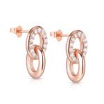 925 Silver Linked Earrings - Image 2