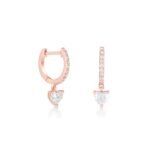 925 Silver Love Huggies - Image 7