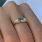 925 Silver Majestic Paraiba Ring - Image 2