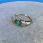 925 Silver Majestic Paraiba Ring - Image 4