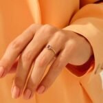 925 Silver Minimalist Amethyst Oval Solitaire Ring - Image 2