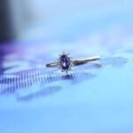925 Silver Minimalist Amethyst Oval Solitaire Ring - Image 5