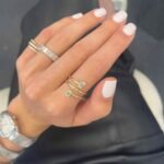 925 Silver Spiral Diamond Ring - Image 2