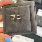 925 Silver Multi-shape Double Row Enamel & Diamond Ring - Image 8