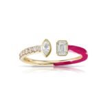 925 Silver Multi-shape Statement Cuff Ring - Image 8