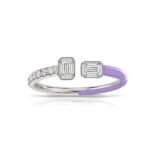 925 Silver Multi-shape Statement Cuff Ring - Image 4