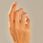 925 Silver Olive Green Sapphire Solitaire Ring