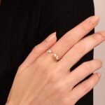 925 Silver Open Stacking Flower Ring - Image 2