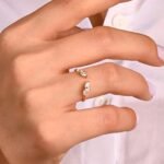 925 Silver Open Stacking Flower Ring - Image 3