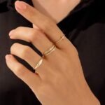 925 Silver Orange Marquise Solitaire Ring - Image 3